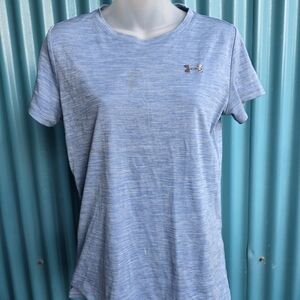 Under Armour Heatgear Blue Short Sleeve Performance Tee SM